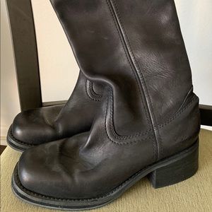 Women’s Rich Black Leather Boots